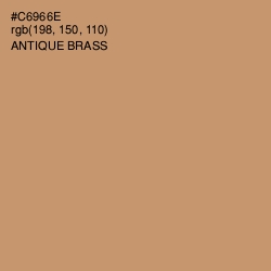 #C6966E - Antique Brass Color Image